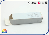Eco Friendly Coated Paper 4C Printed Fold Cosmetics Box For Essential Oil Matte Lamination