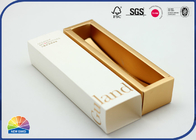 C1S Paper Drawer Folding Carton Box Customized Gold Stamping Logo Sleeve