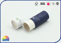 Plant Oil Therapy Cylinder Package Printed Paper Tube With PVC Lid