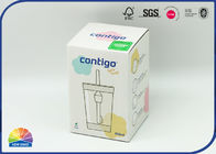 Matte Lamination F Flute Corrugated Packaging Box Wrap Straw Cup