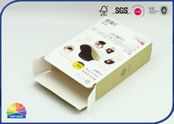 Rectangle 350gsm Coated Paper Folding Box CMYK Print For Retail