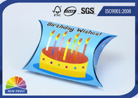 Multi Color Small Custom Pillow Box For Wine / Cosmetic / Garments Packaging