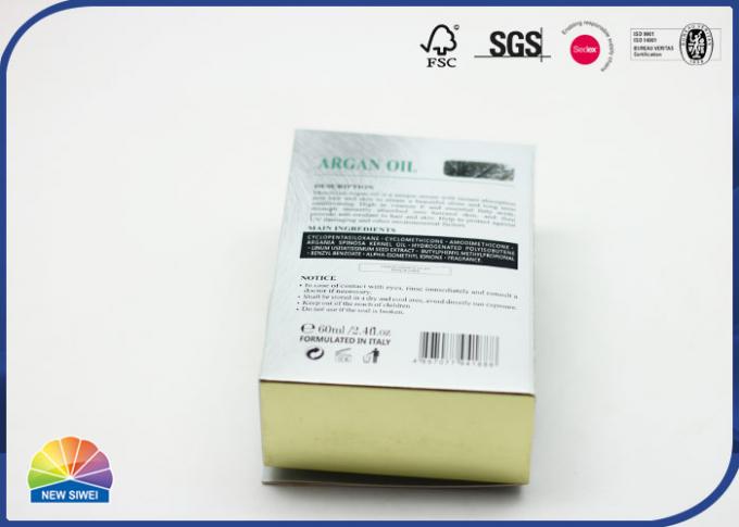 4C Printed Foldable Carton Box Matte Lamination Green Paper Gift Box