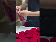 Green Round Paper Packaging Tube Matte Lamination Candy Tube