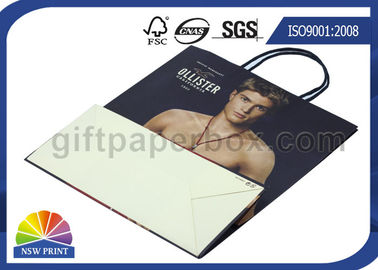 Printing Custom Paper Shopping Bags With Paper Twisted Handle Customized Shopping Bag