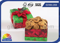 Cookie / Chocolate Paper Gift Box Customized Gift Wrapping Boxes With Art Paper