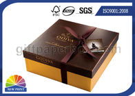 High End Chocolate Packaging Box With Ribbon For Valentine'S Day Gifts Packaging