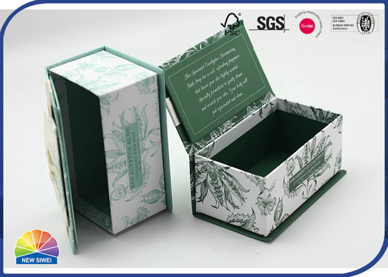 Customized Magnetic Hinged Flap Lid 4C Printed Gift Box For Delicate Product