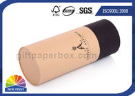 ISO Customized Cardboard Packaging Tubes Ribbon Bowknot Paper Can
