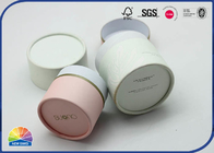 Earth Friendly 4C Printed Candle Packaging Round Cylinder Tube Customized Logo Box