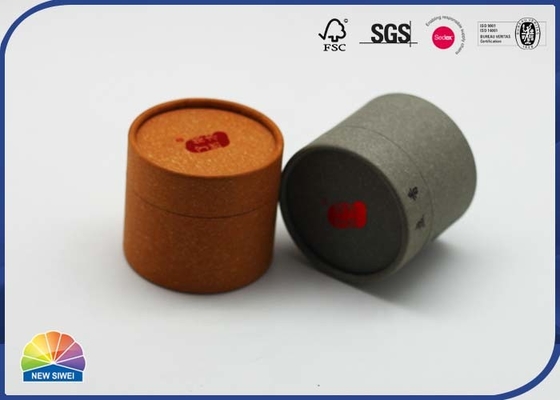 Customized CMYK Printing Kraft Paper Tube For Gift Packaging