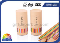 Branded Logo Cardboard Paper Packaging Tube Cylinder Box With Design Printed