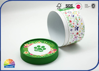 4C Printed Round Paper Packaging Tube Matte Lamination Recycled Customized