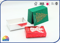 Matt Lamination Hinged Lid Gift Box 1000gsm Cardboard Christmas Gift Pack