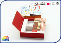 Reusable 4C Printed Hinged Lid Gift Boxes Customized For Christmas Product