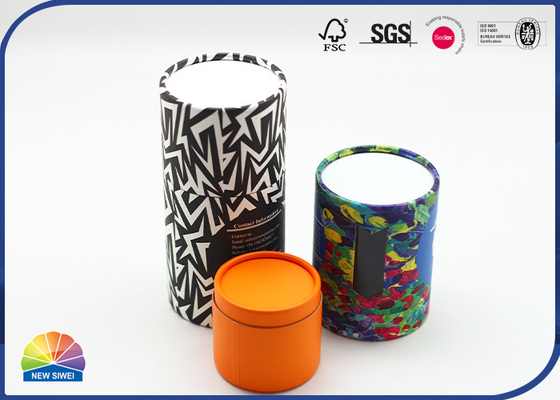 Customized Color Logo Cylindrical Kraft Paper Tube Essence Deodorant Set Packaging