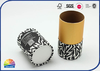Resuable Customized 4C Printed Gift Paper Packaging Tube Eco Friendly For Tea