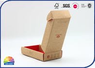 Reusable Thick E Flute Corrugated Mailer Box Matt Varnishing Kraft Paper Boxes