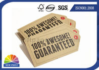 Kraft Paper Board Packaging Accessories Printed Apparel Hang Tags Swing Tickets