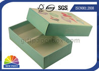 Gold/Silver Foil Stamping Flat Gift Box Recycled Paper Gift Boxes