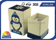 Matte Lamination Luxury Printed Paper Gift Box / Cartoon Cardboard Gift Box
