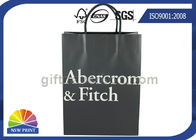 Custom Brand Logo Printing Stylish Paper Carrier / Paper Shopping Bags With Handles