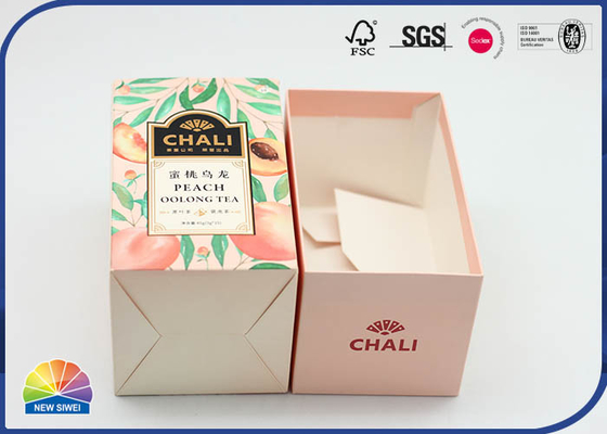 Customized Matt Lamination 4C Printed Folding Carton Box For Tea Product Packaging