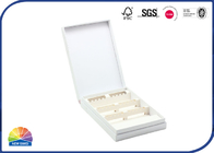 Hot Foil Silver Stamping Square Rigid Shoulder Box For Skin Care Products