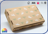 OEM Pattern Printing Paper Socks Corrugated Mailer Box With Custom Logo