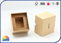 Wood Color Recyclable Cardboard Paper Gift Box EVA Paper Tray Crashworthy