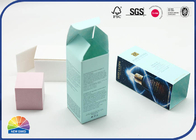 Luxury Cosmetics Coated Paper Box Gold Hot Stamping 4c Printing For Essence Lotion