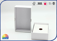White Color Matte Lamination 4C Printed Paper Gift Box With Paper Tray