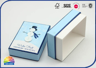 Christmas Snowman 4C Printed Customized Size Rigid Shoulder Box With Buttons