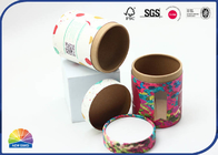 Die Cut Printed Customized Size Paper Packaging Tube Eco Friendly