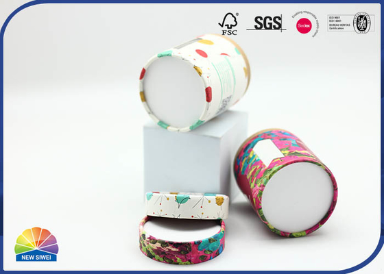 Die Cut Printed Customized Size Paper Packaging Tube Eco Friendly