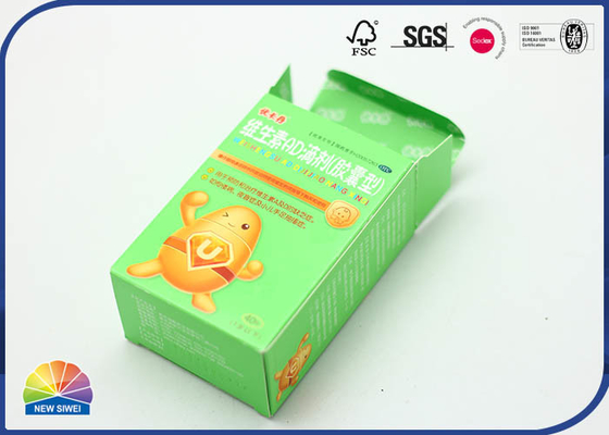 Designed 350g Coated Paper Folding Carton Boxes Customized Logo Embossing