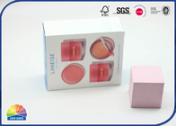 Blue Eco Friendly Coated Paper Fold Cosmetics Box For Lipstick Matte Lamination