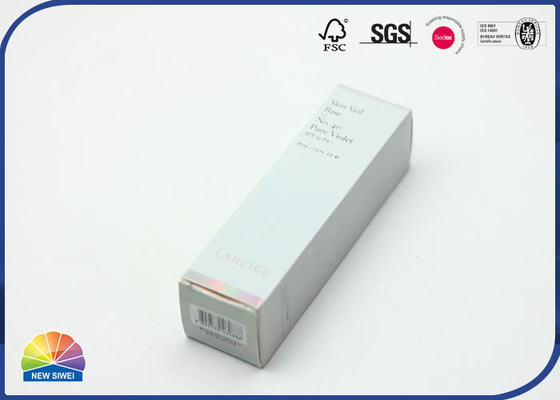 Eco Friendly Coated Paper 4C Printed Fold Cosmetics Box For Essential Oil Matte Lamination