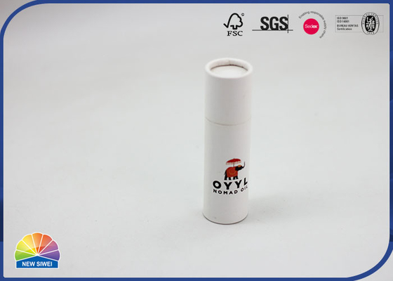 Customized Logo Matte Lamination 4C Printed Paper Packaging Tube Embossing