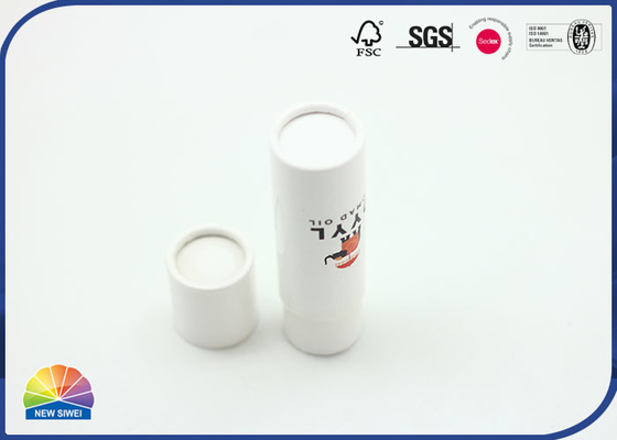 Customized Logo Matte Lamination 4C Printed Paper Packaging Tube Embossing