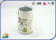 Aluminum Foil Lining Composite Paper Tube With Plastic Cap For Jackfruit Jerky