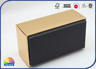 Luxury Golden Paper Cardboard Corrugated Packaging Box With E Flutes