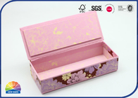 Classic Pink Hinged Lid Gift Box Baroque Style Pencil Case Jewelry Packaging