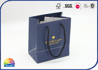 Custom Small Paper Gift Bag Hot Stamping For Souvenir Little Cakes Packing