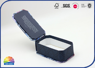 Crystal Bracelet Luxury Packaging Hinged Lid Gift Box With UV Logo