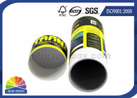 Sport Products Custom Paper Tube Packaging With Full Color Printing / Laminated