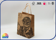 Eco Friendly Customized Kraft Paper Gift Bag Matte Lamination With Handle