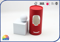 Cosmetic Brush Package Custom Cylindrical Box PET Film Windows