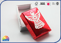 Silver Paper Cardboard Box Present Packaging Customized UV Print