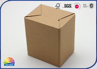 Cardboard Corrugated Packaging Box Three Layer Papers Tuck Top Flats For Metalized Boxes